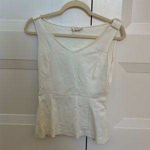 Kate spade cream sleeveless top